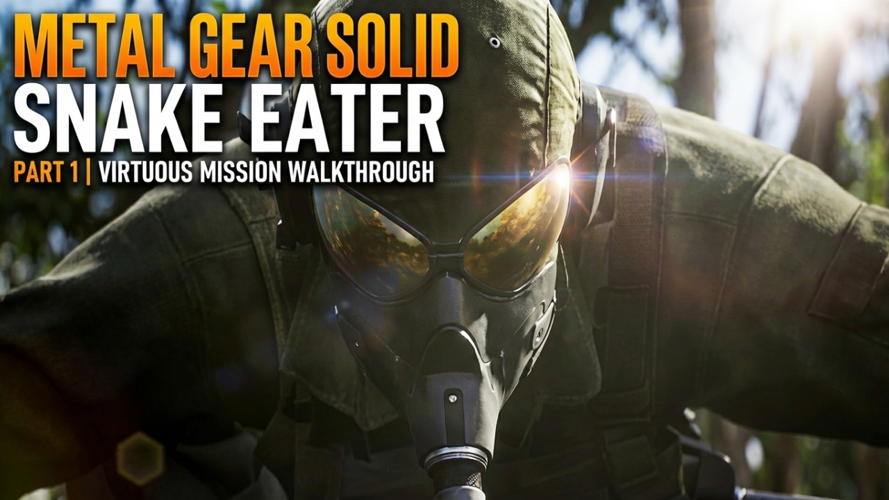 Metal Gear Solid Snake Eater: Part 1 |  Virtuous Mission Walkthrough