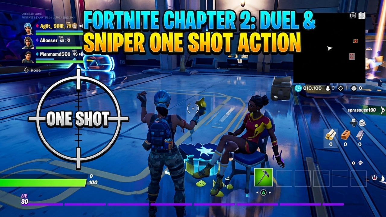 Fortnite Chapter 2: Battle Royale Duel & Sniper One Shot Action