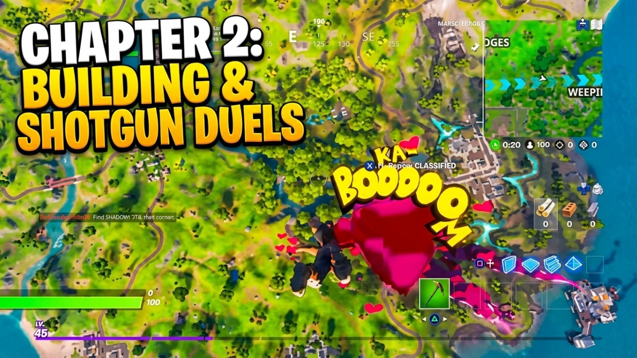 Fortnite Chapter 2: Building and Close-Quarters Shotgun Duels
