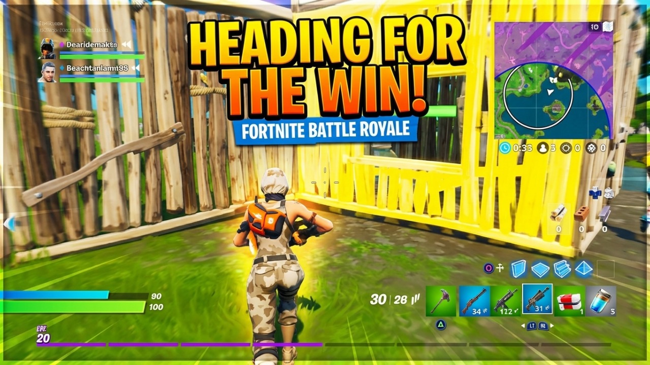 Fortnite Battle Royal Heading For the win