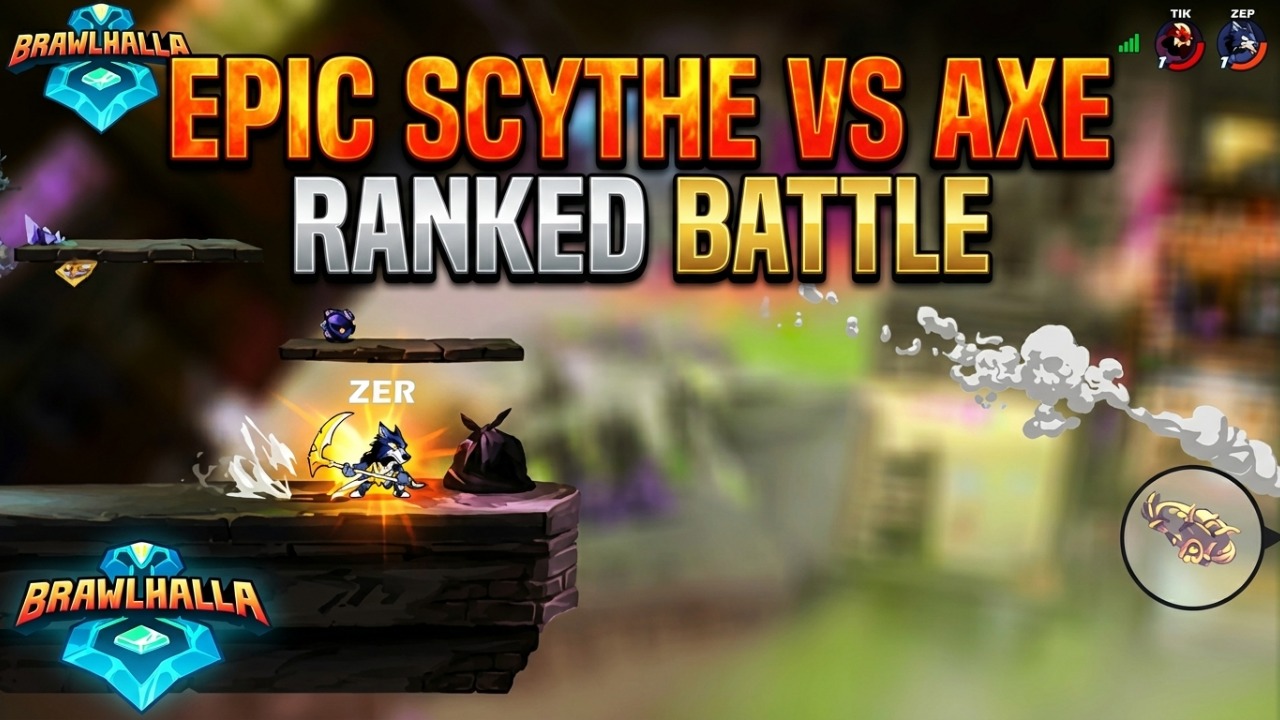 Epic Brawlhalla Ranked Battles: Scythe vs. Axe Showdown