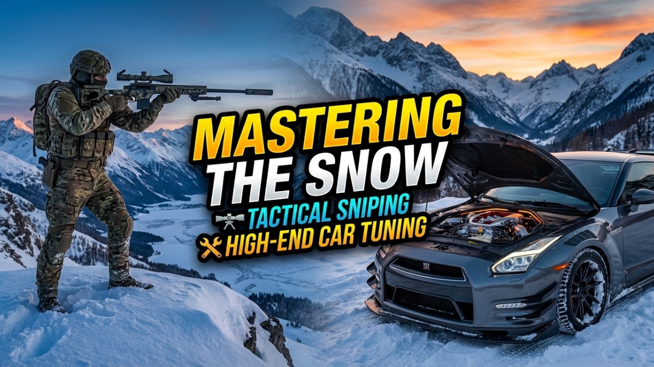 Mastering the Snow: Tactical Sniping and High-End Car Tuning
