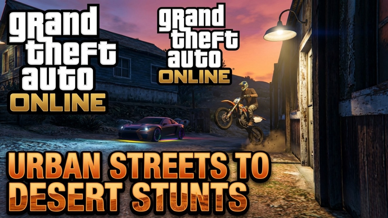 Grand Theft Auto Online: From Urban Streets to Desert Stunts