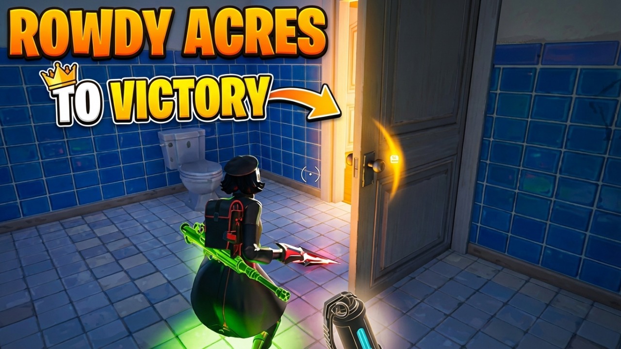 Complete Fortnite Match: Rowdy Acres to Victory