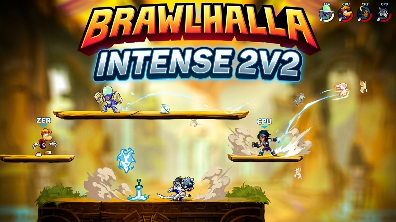 Brawlhalla: Intense 2v2 Competitive Gameplay