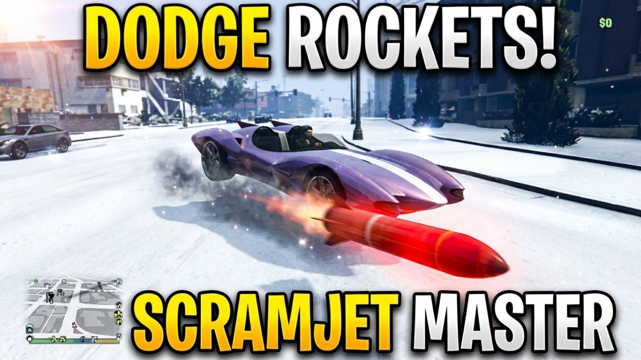 GTA Online - How to dodge a rocket with a Scramjet