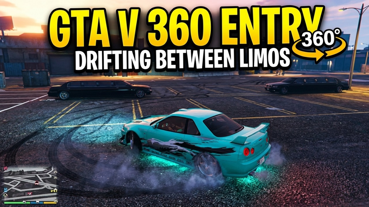 Grand Theft Auto V - 360 Entry/Drifting between limos