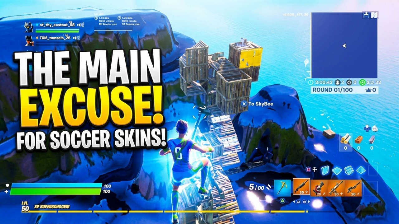 Fortnite: That's the main excuse for soccer skins!