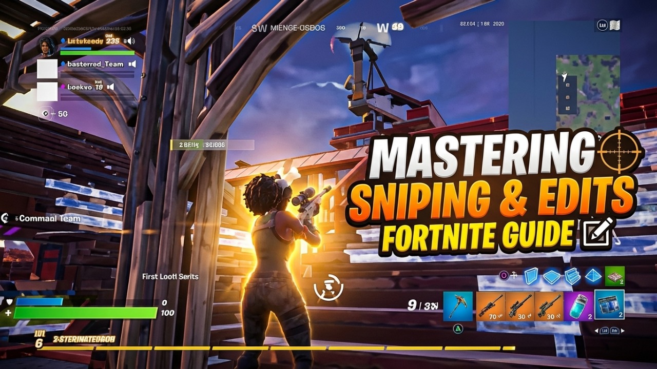 Mastering Fortnite Sniping and Building Edits
