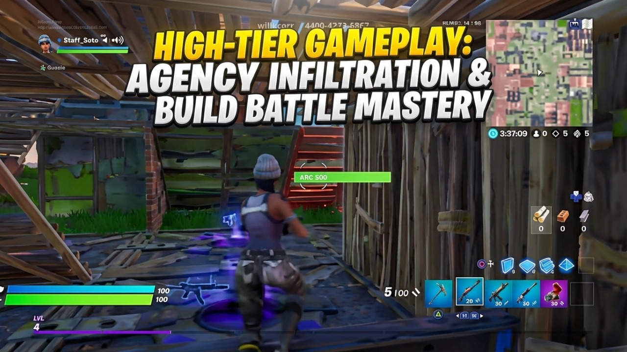 High-Tier Gameplay: Agency Infiltration and Build Battle Mastery