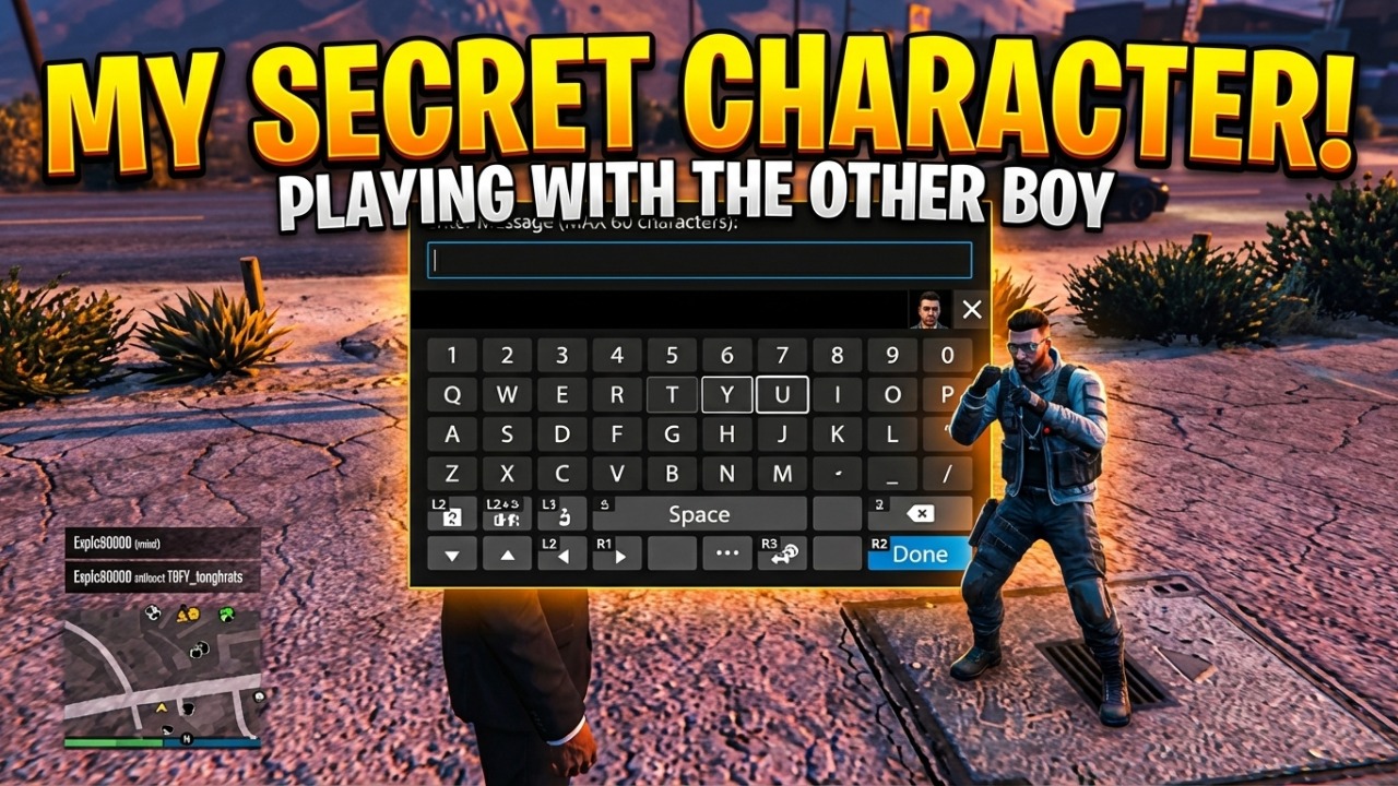 Ima be playing with my other boy character