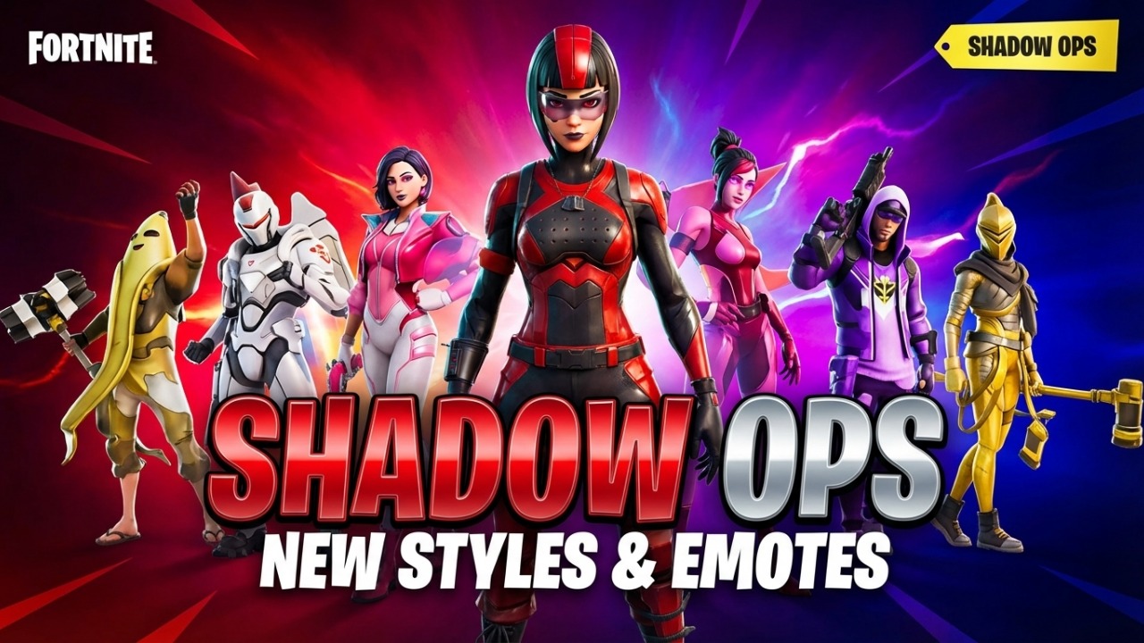 Shadow Ops Skin Styles & New Emotes Showcase