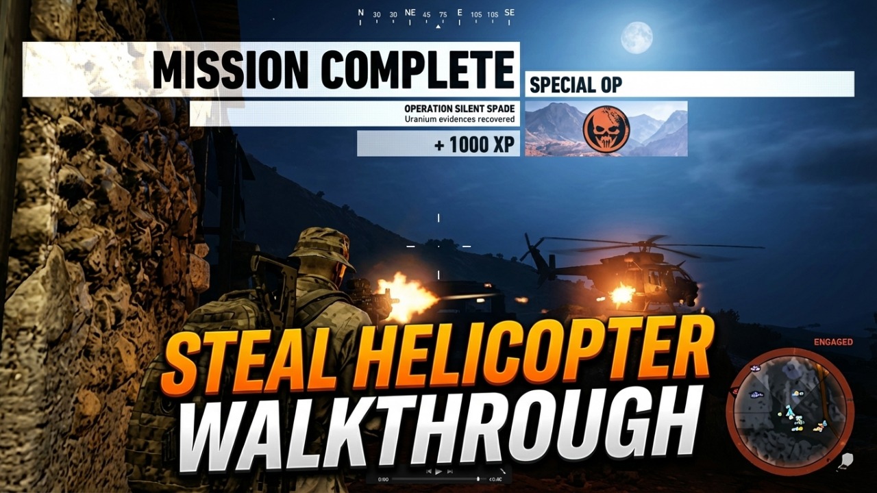 Ghost Recon Wildlands :   Operation Silent Spade - Steal Helicopter Walkthrough