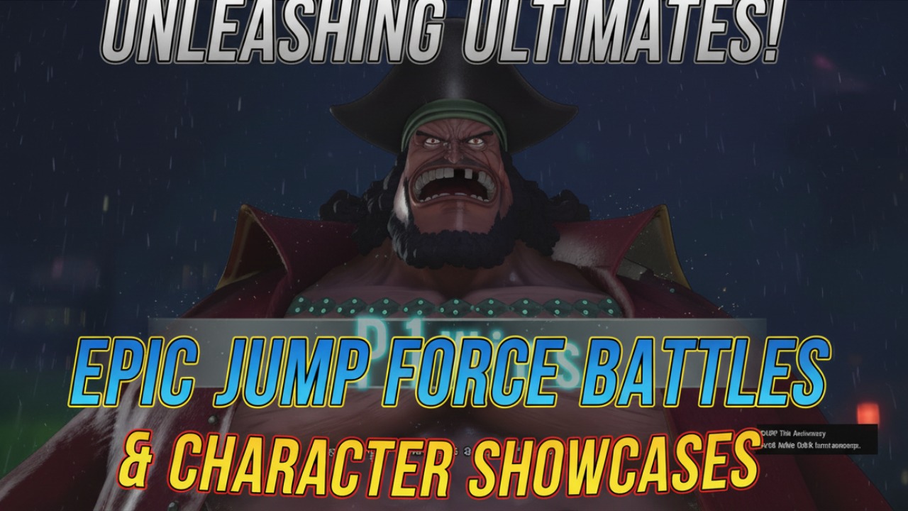 Unleashing Ultimates: Epic JUMP FORCE Battles & Character Showcases