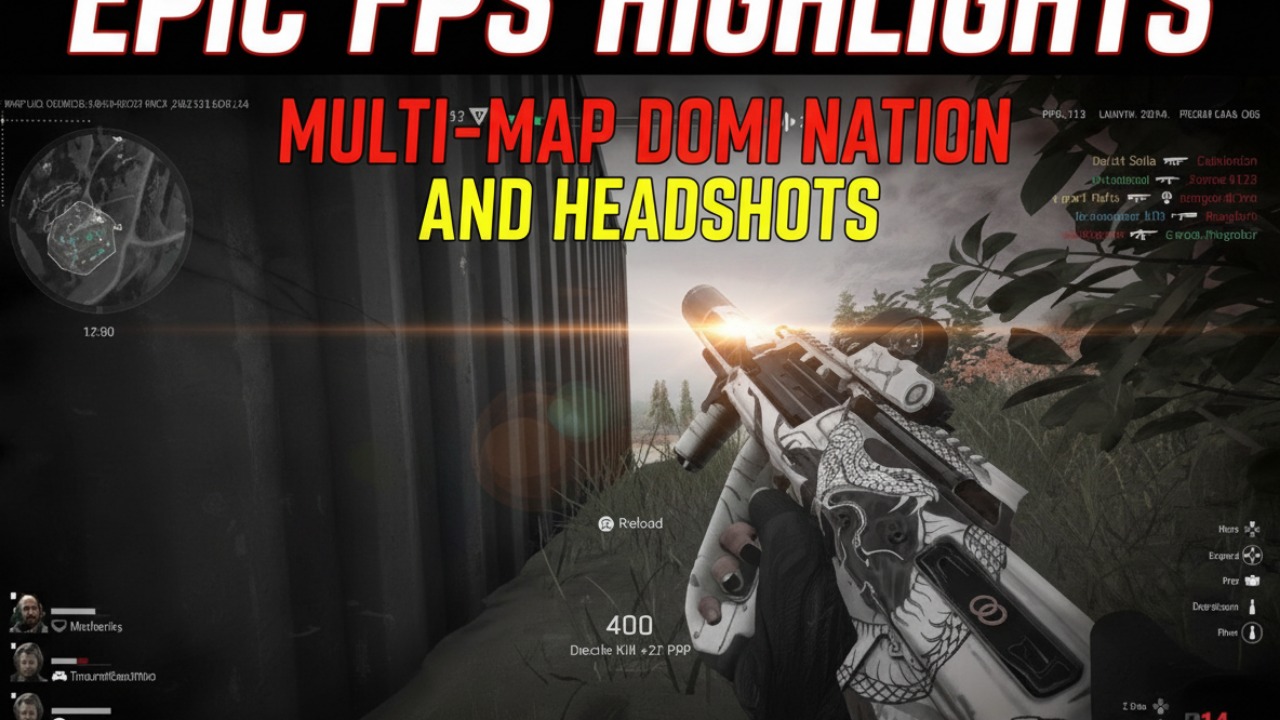 Epic FPS Highlights: Multi-Map Domination and Headshots