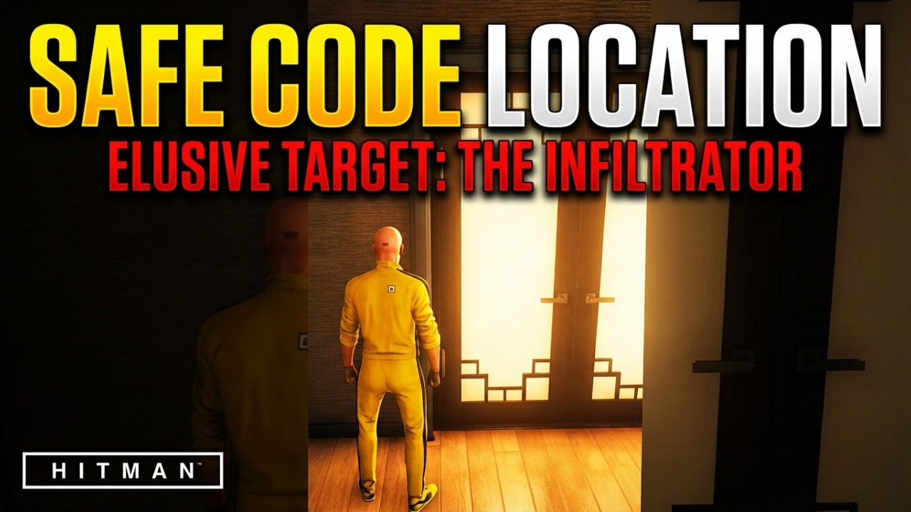 Safe Code In The Infiltrator Elusive Target | Hitman #hitman