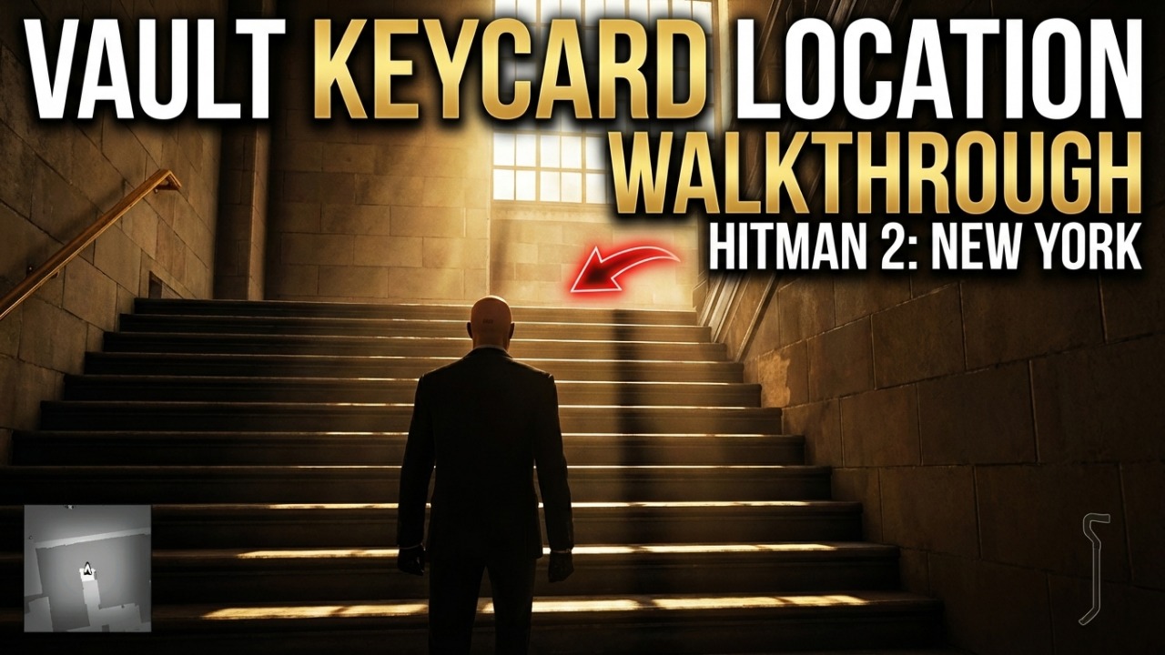 HITMAN 2: New York - Vault Keycard Location Walkthrough