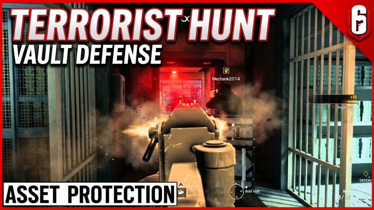 Rainbow Six Siege :Terrorist hunt - Asset protection  (vault)