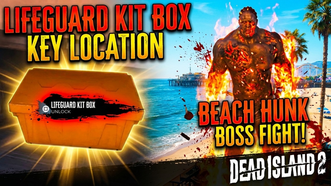 Dead Island 2: Pier | Lifeguard Kit Box Key Location #Deadisland2