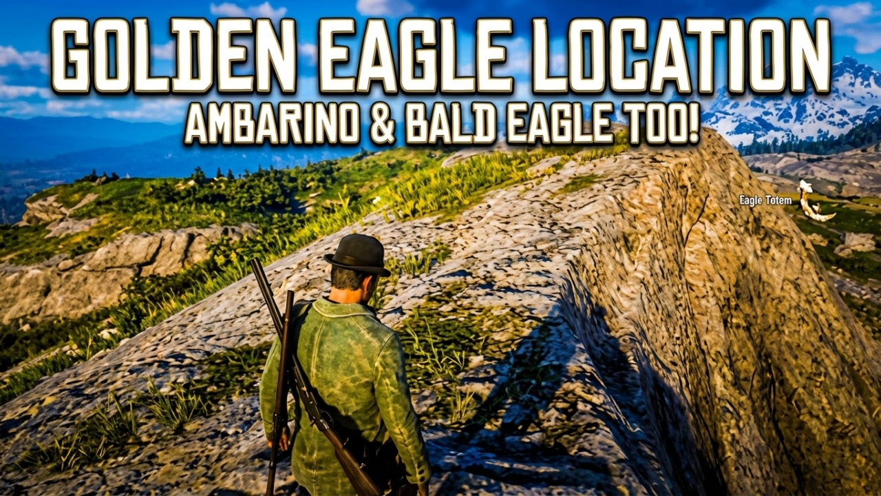 RDR2 - Golden/Bald Eagle (Ambarino) Location