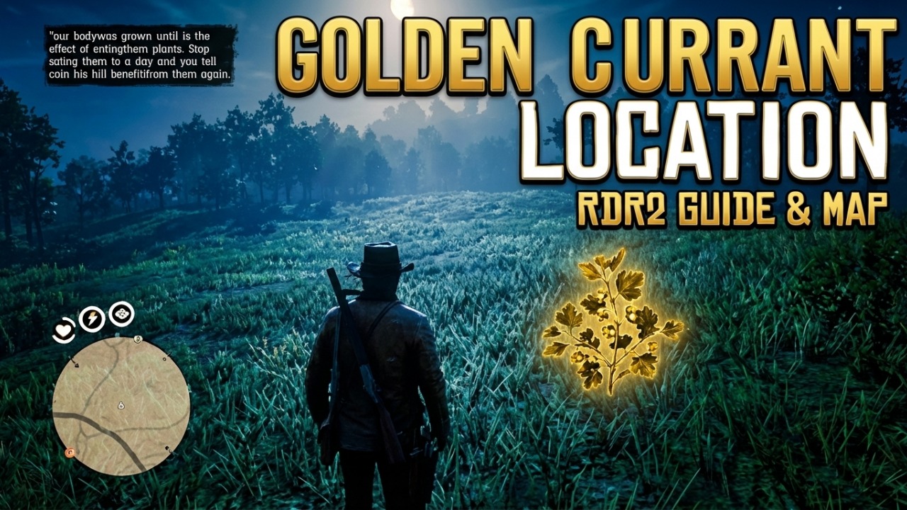 RDR2 - Golden Currant Location