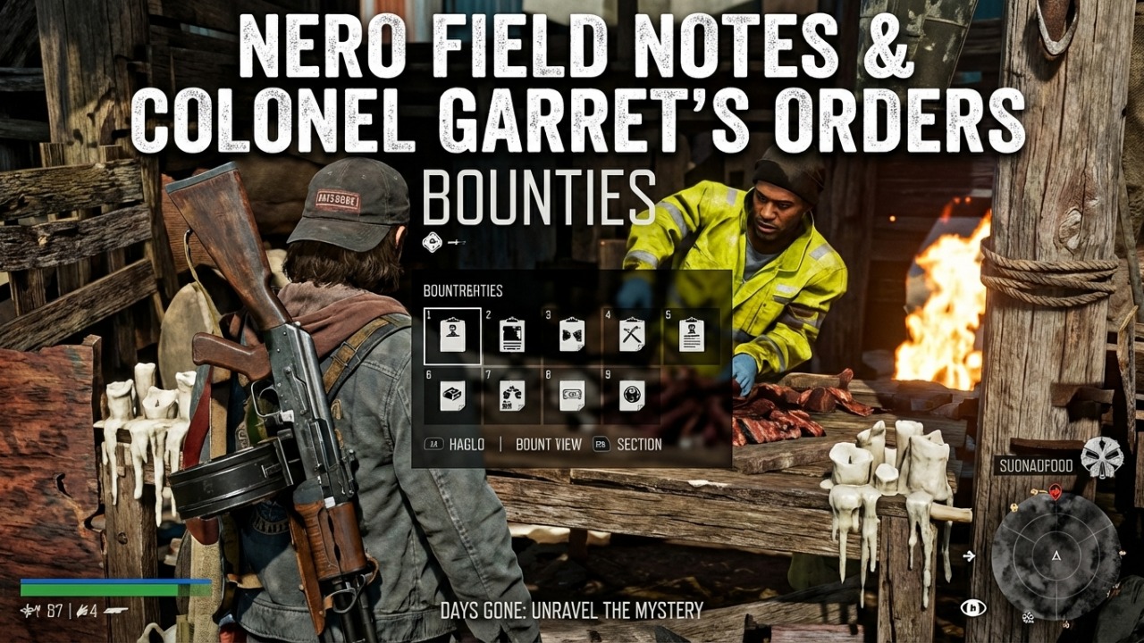 NERO Field Notes and Colonel Garret's Orders