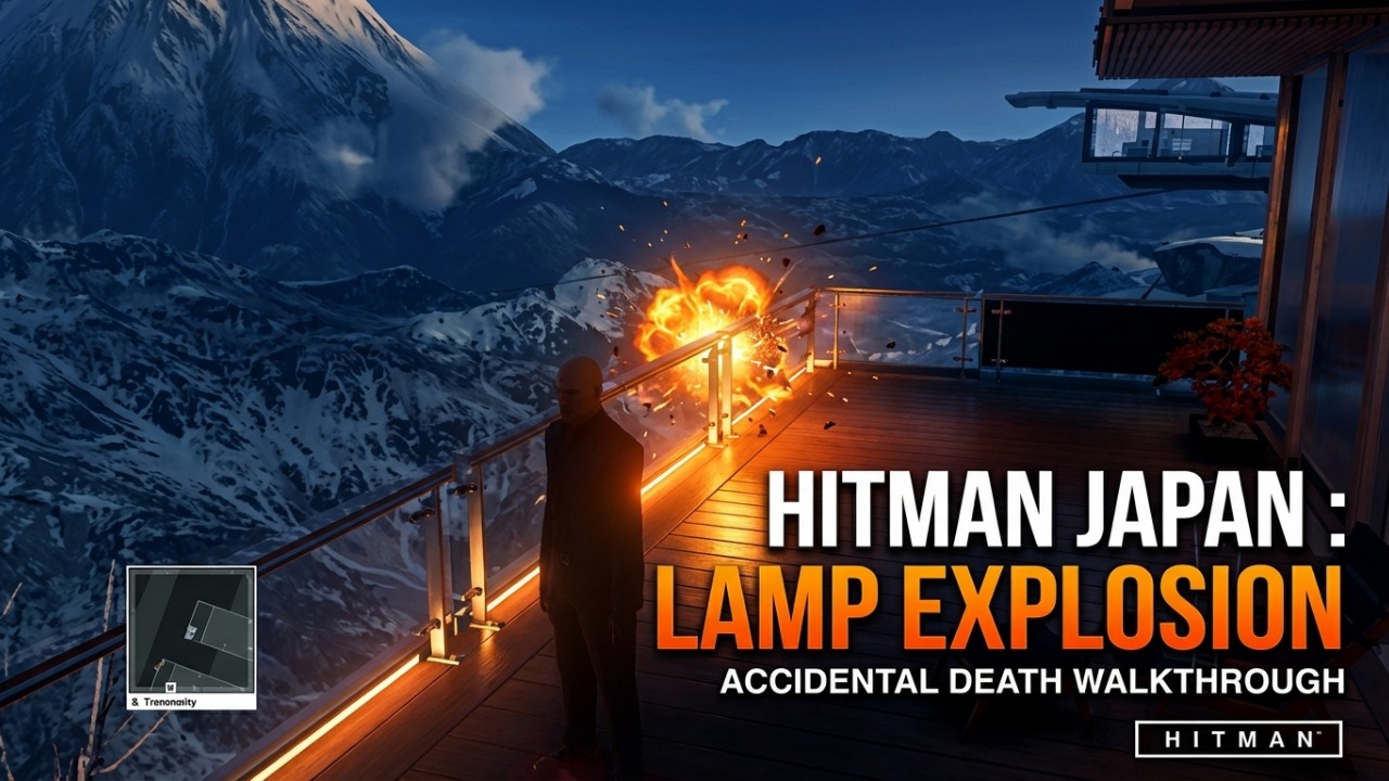 HITMAN: Japan- Lamp Explosion (Accidental Death) Walkthrough