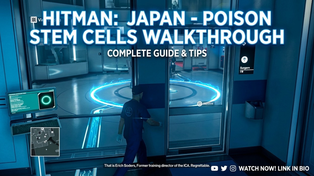HITMAN: Japan- Poison Stem Cells Walkthrough
