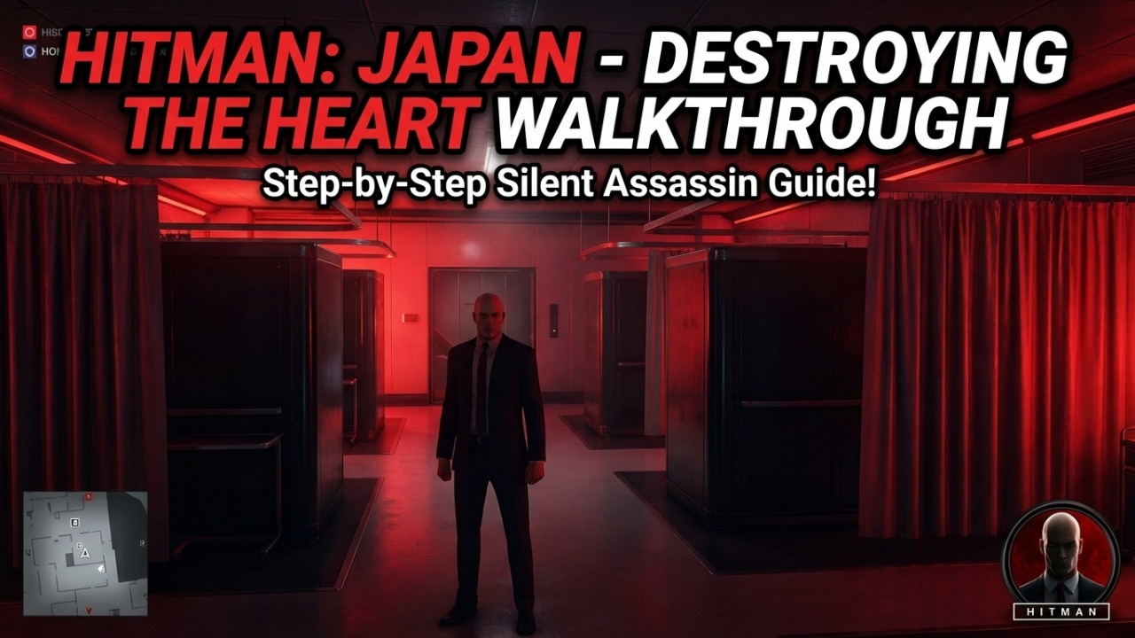 HITMAN: Japan - Destroying the heart walkthrough