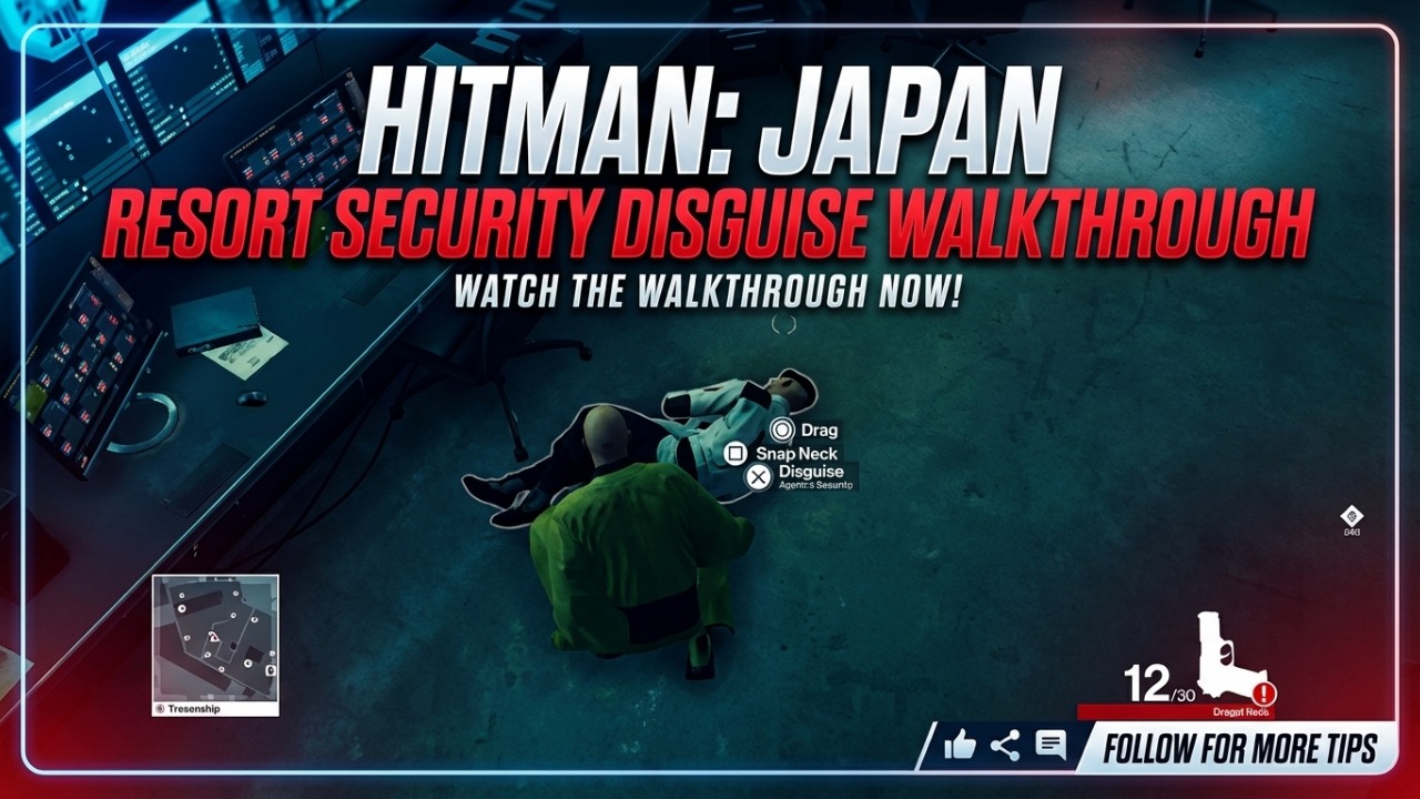 HITMAN: Japan - Resort Security disguise walkthrough